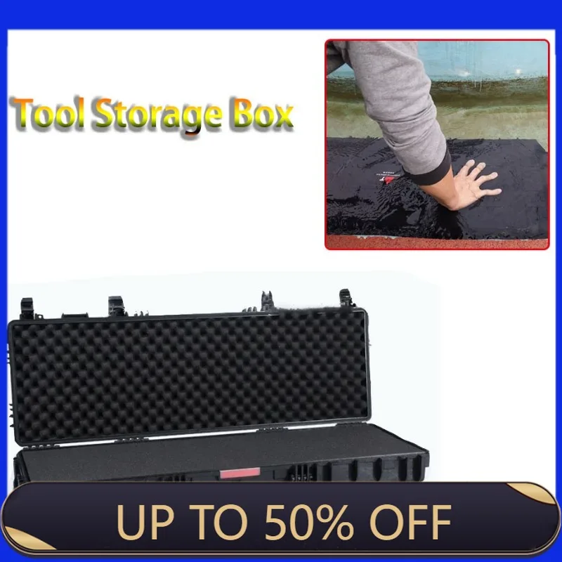 Portable Waterproof Safety Tool Box Impactproof Shockproof Hard Shell Carrying Case Outdoor Tool Storage Organizer Accessory