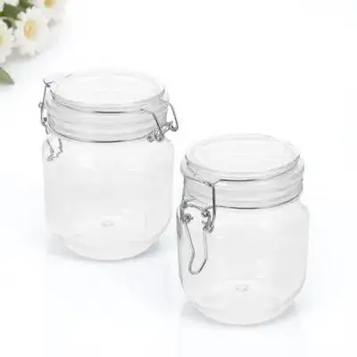 

Overnight Honey Pot Jar Leakproof Containers Holders Transparent The Pet Reusable Airtight Jars Storage