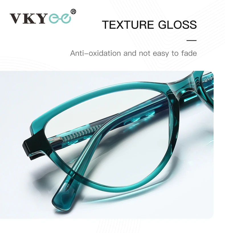 VICKY Women Prescription Glasses Hyperopia Myopia Reading Glasses Anti Blue Light Blocking Cat Eye Eyeglasses Frame PFD2131