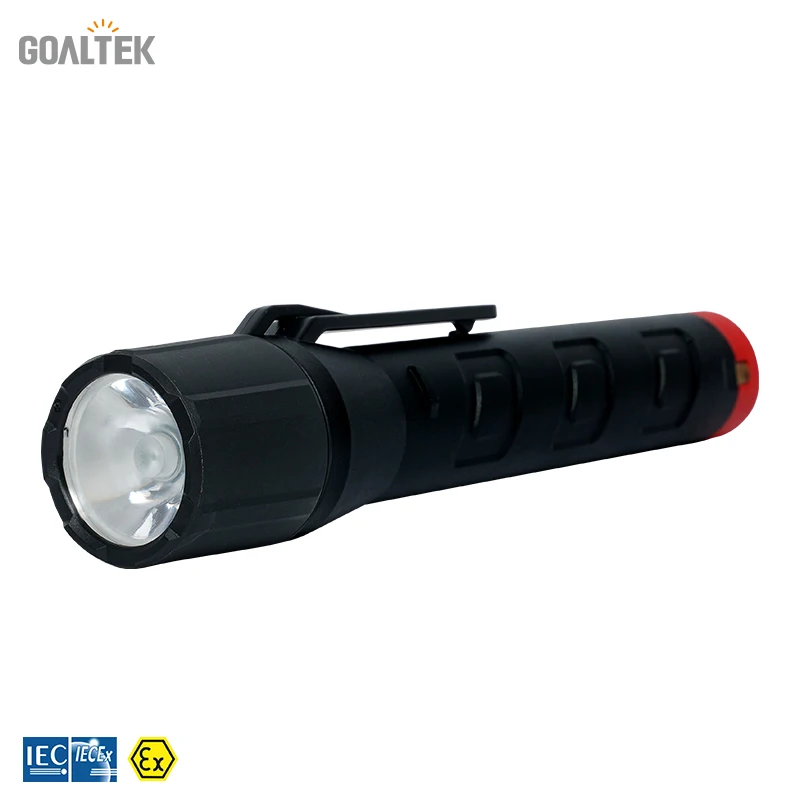 

Explosion Proof flashlight Atex Portable Torch Lighting for Zone 0/1/2/20/21/22 hazardous locations