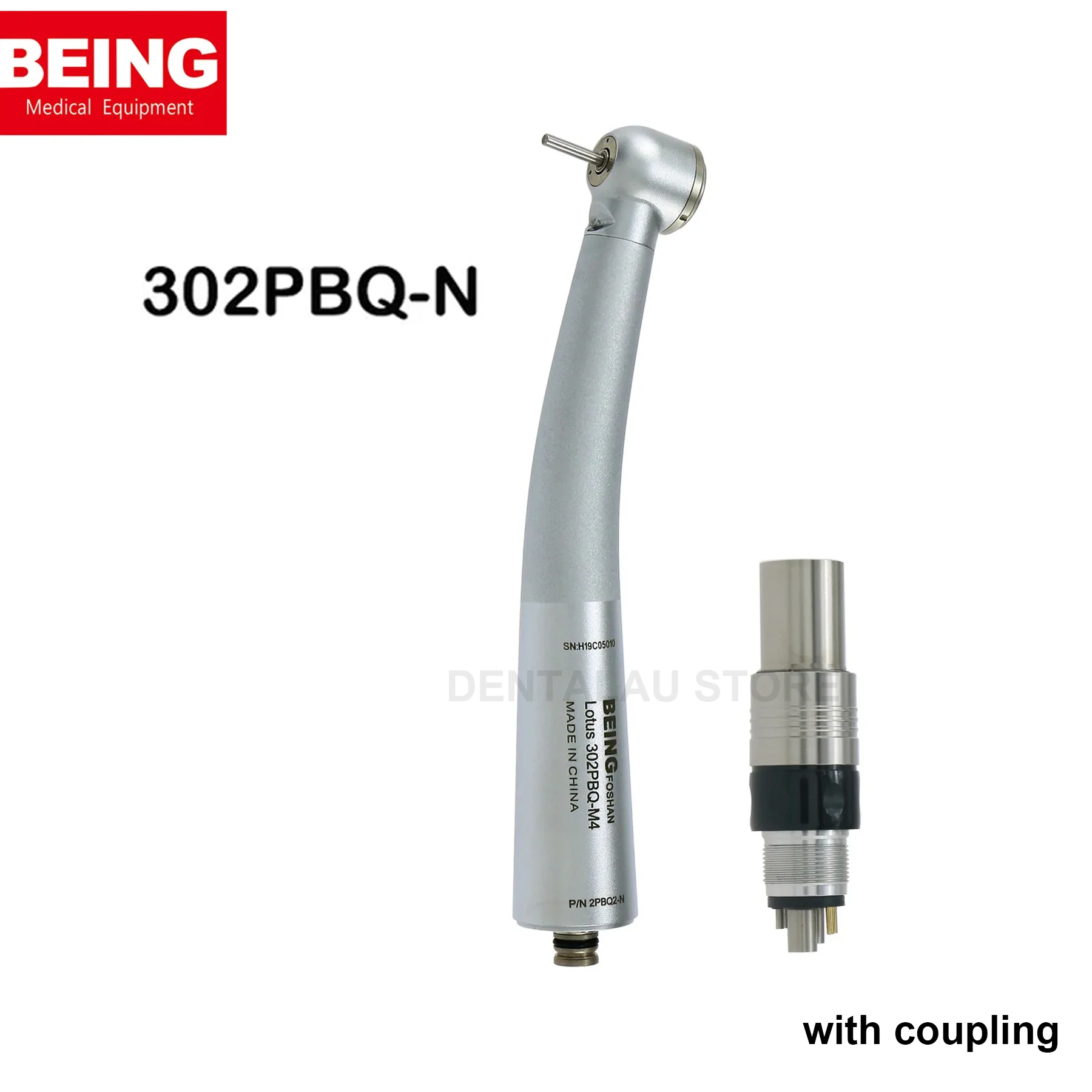 302PQ/PBQ-N BEING Dental Fiber Optic High Speed handpiece for NSK Phatelus LED Coupling