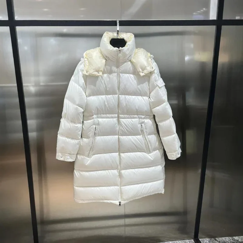 Moncl * r, chaqueta de Invierno para mujer, chaqueta gruesa con cremallera, chaquetas de plumón de 90 Ganso, moda, abrigo de invierno para mujer,