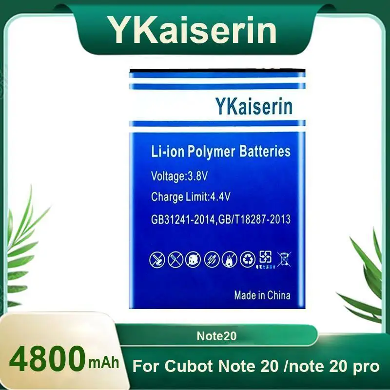 4800mAh Note20 Reliable Power For Cubot Note 20 Note 20 Pro Mobile Phone Battery Stable Power Supply