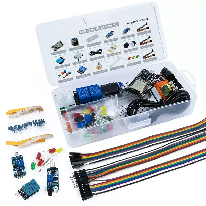 ESP32 Starter Kit ESP-32S WiFi Bluetooth Development Board Module Electronic Components Programming Learning Kit