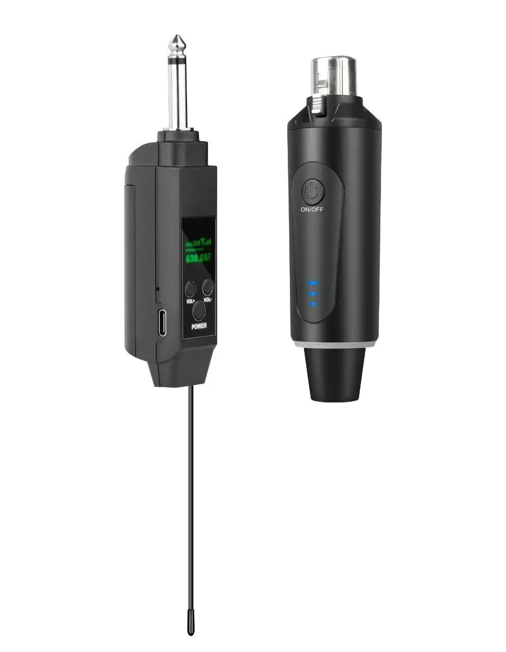 Zehn Artikel TLF Xtuga Professionelles Kondensatormikrofon mit Nierencharakteristik, tragbarer XLR-Sender, Empfänger, digital, kabelgebunden und W