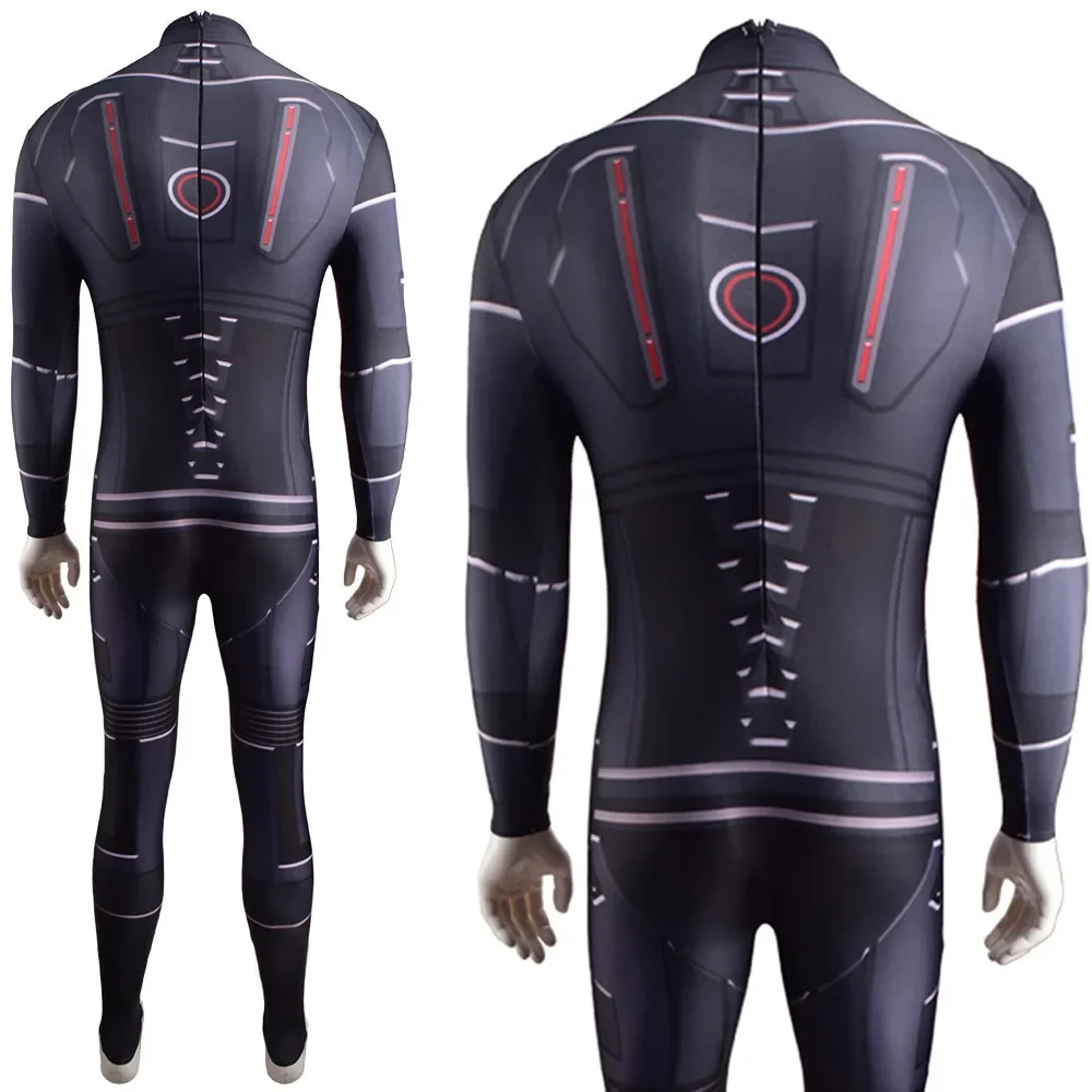 Mass Effect 3 Cosplay Kostuum Superheld Zentai Outfits Spandex Massefect Halloween Kostuum Bodysuit Fancy Adult