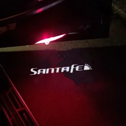 Lámpara de proyector LED para puerta de coche, luces de cortesía de sombra fantasma para Hyundai Santa Fe 3th Gen(DM) Maxcruz 2013-2017 2015 2016 2014, 2 piezas