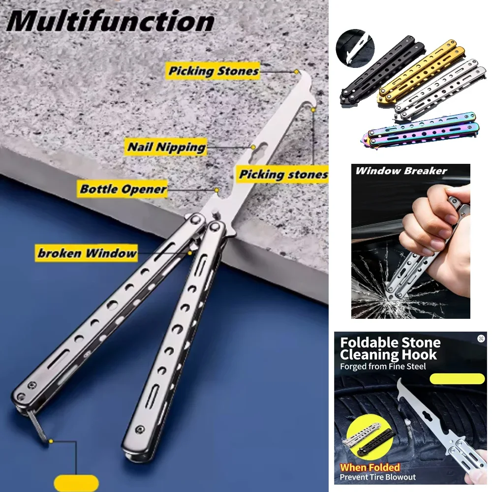 

Automotive Tire Groove Stone Remover Hook Heavy Duty Gravel Pick Tool Universal Tire Cleaning Kit Truck SUV Car Repair Tool