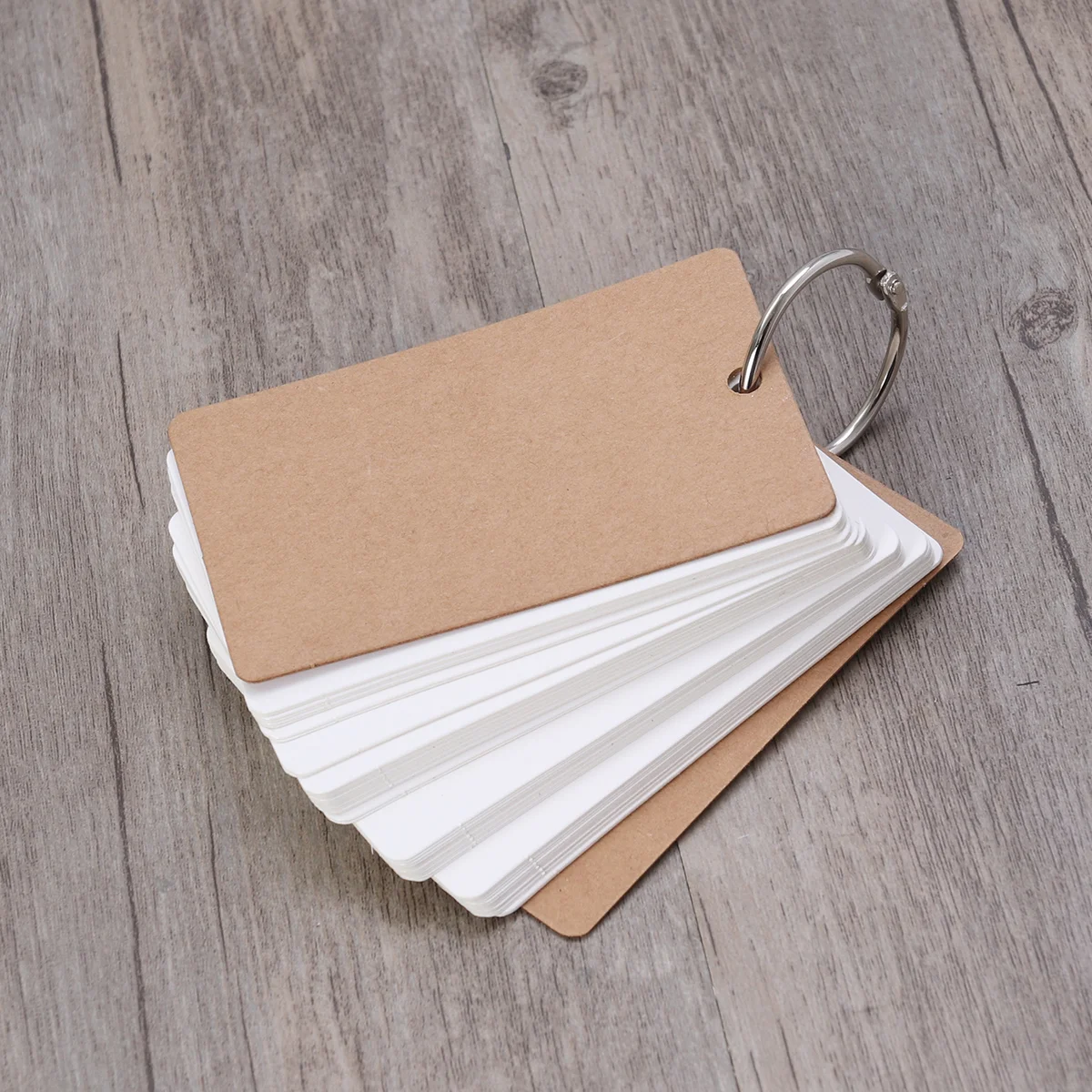 

Pages Binder Easy Flash Kraft Paper Study Cards Flash Greeting Index Kraft Paper Memo Pad Writing Pads 5.4*9cm