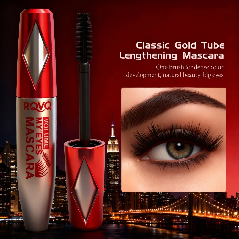 デュアルエフェクト 4D 3D ロングマスカラ |   防水、にじみにくい、ボリュームアップ＆カール効果