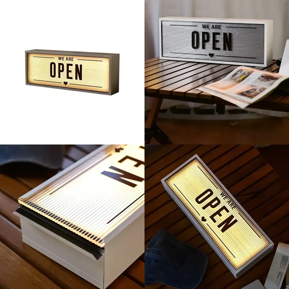 Corrugated Board Acrylic Light Box, Advertising Board with Replaceable Panel