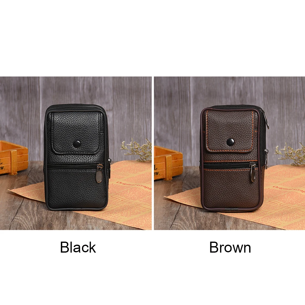 Men Waist Fanny Pack Multifunctional Cell Phone Bag Casual Belt Bum Pouch Coin Key Pouch Outdoor Purse Camping Hunting Bag