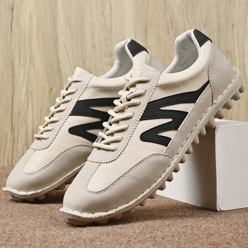 

Spring Men New Retro German Training Shoes Casual Soft Breathable High-end Anti Slip Fashionable Hiking Shoes