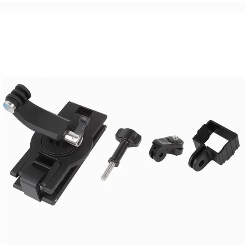 B92B 360 Degree Rotary Backpack Clip for DJI Pocket 2 for Osmo Pocket Action Camera Shoulder Belt Mount Clip Black