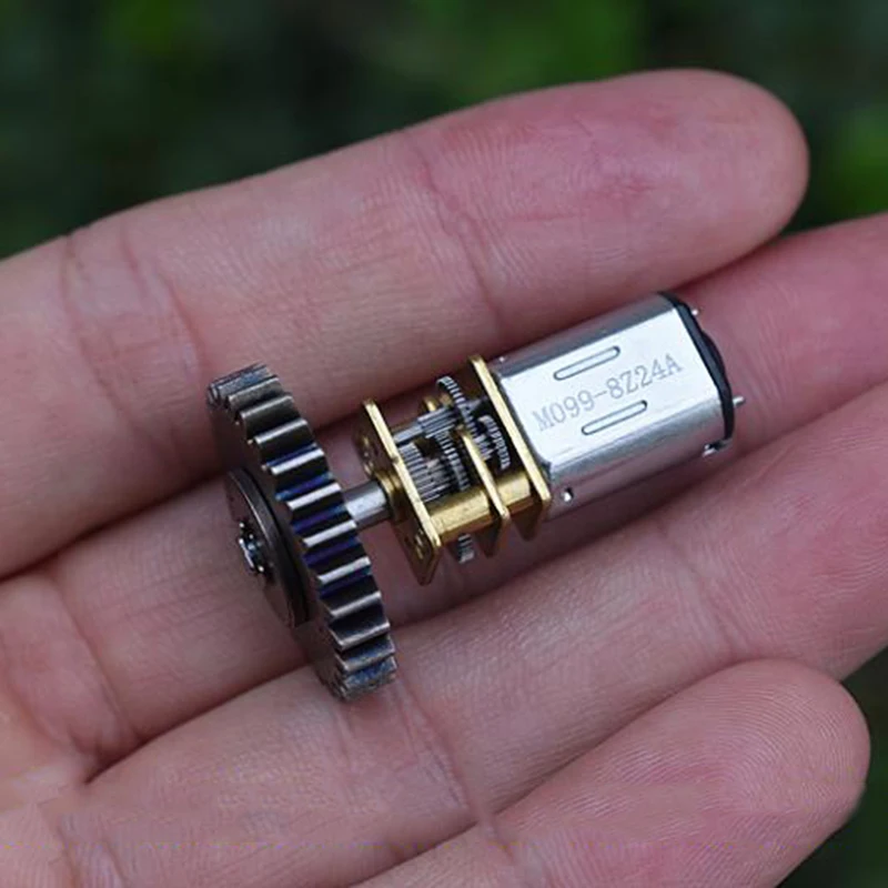 

GA12-N20 Mini 12mm Full Metal Gearbox Gear Motor DC 3V 5V 6V 69RPM Slow Speed Large Torque Gearbox Reduction Motor DIY Robot Car