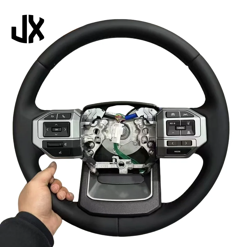 

Personalized Sports Style Car Steering Wheel for Toyota Land Cruiser LC300 Custom LeatheSteering Wheel Without airbags