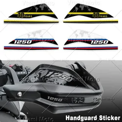 Motorcycle HandGuard Shield Stickers Decals For R1250GS R 1200GS Adventure R 1250 GS R 1200 GS 40 Years GS Triple Black