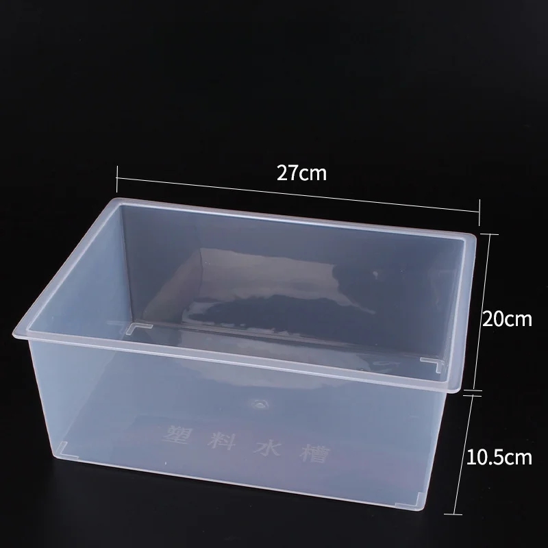 

Transparent Chemistry Lab Sink 27x20cm Square Plastic Experimental Basin for Physics/Chemistry Teaching JVLAB