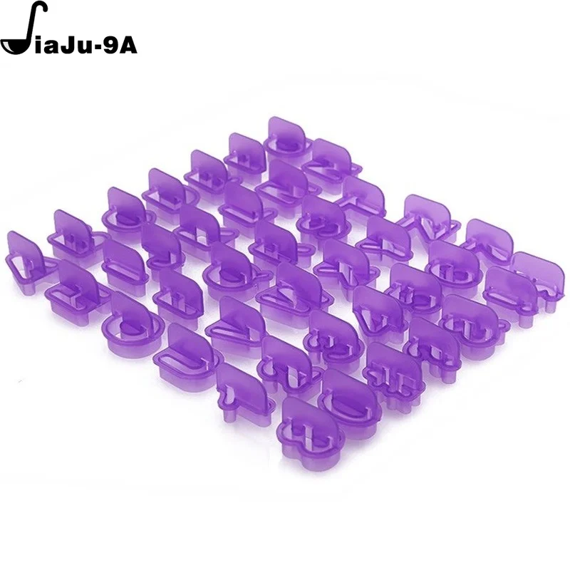 40Pc/Set Alphabet Letter Number Fondant Cake Cookie  Baking Mould Cookie Cutters Cake Decorating Tools Accessories Cookie Stamp