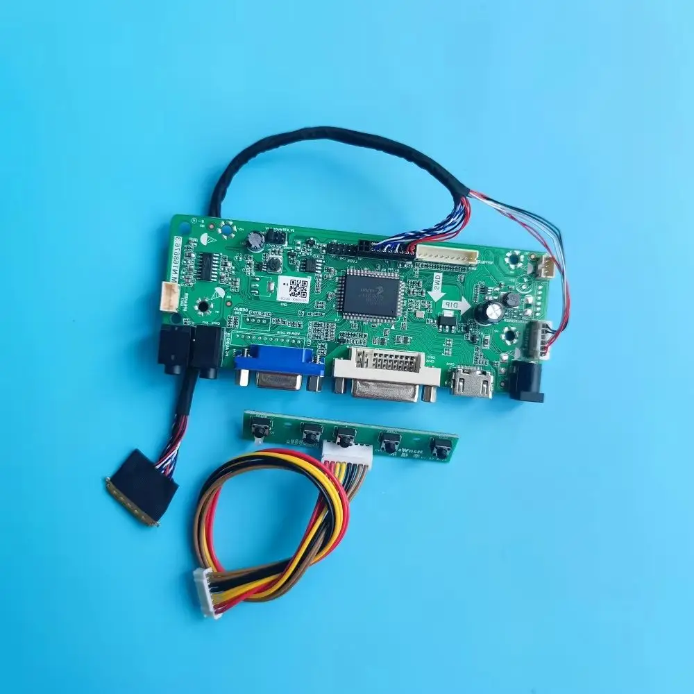 

Комплект платы контроллера, карта DVI-панели для B173RW01 V4 B173RW01 V5/V0/V1 1600X900 17,3-дюймовый светодиодный драйвер VGA ЖК-дисплея, совместимый с HDMI 2019