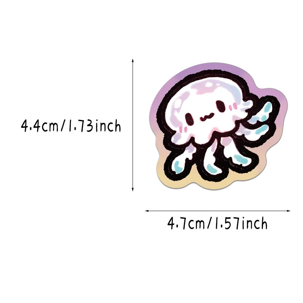 65개 창의적인 동물 그래피티 간단하고 귀여운 스티커, 계정 장식, 휴대폰 케이스, 맞춤형 방수 스티커