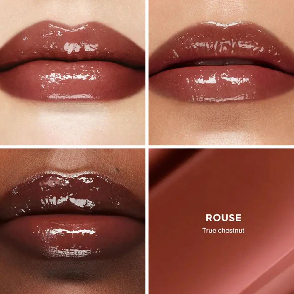 ลิปกลอสเนื้อฉ่ำวาว Hourglass Solid Lip Glaze บำรุงริมฝีปาก ให้ความชุ่มชื้น ติดทนนาน ป้องกันริมฝีปากแห้งแตก