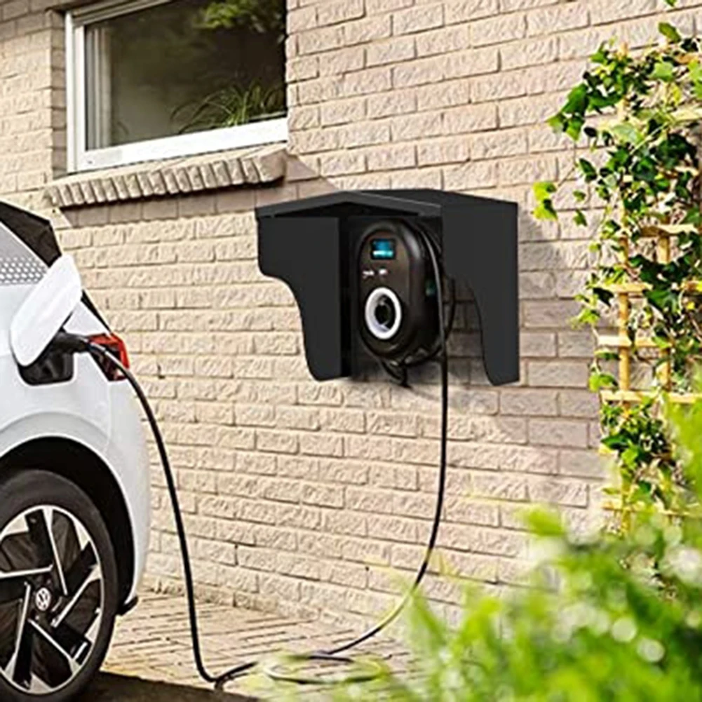 

Защитный чехол для зарядного устройства из легированной стали, устойчивый к атмосферным воздействиям комплект на крыше, подходит для большинства настенных зарядных станций для использования на открытом воздухе