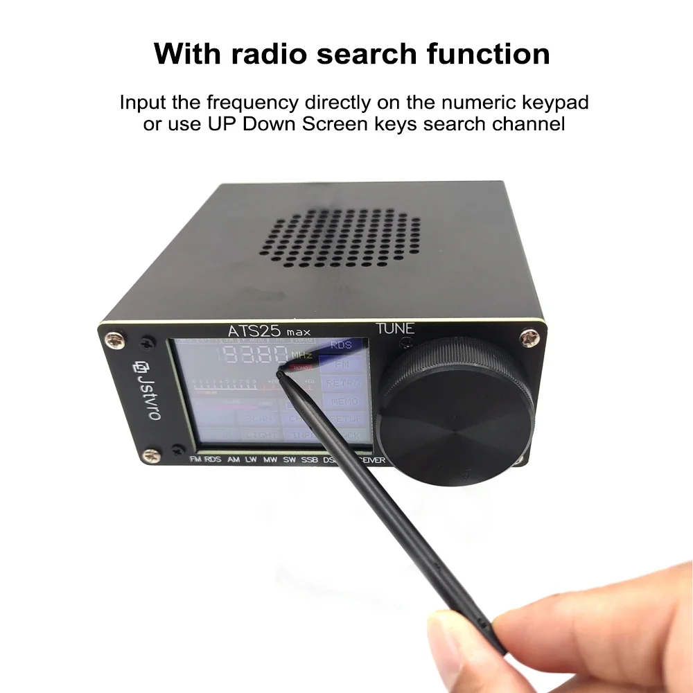 2026 New Version ATS-25 Max Si4732 Full-Band Radio Receiver DSP Receiver FM LW (MW And SW) SSB With 2.4