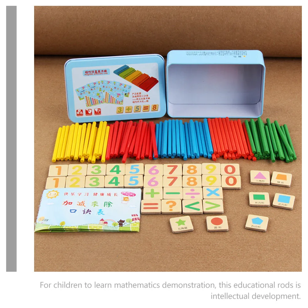 

Набор математических счетных палочек для обучения арифметике, развивающие палочки для детей, для изучения математики в детском саду, игры на сложение и вычитание, раннее обучение