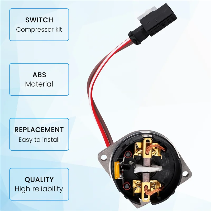 A33K-Für BMW F15 X5 F16 X6 2014-2018 Luftfederung Kompressor Reparatursätze Elektronische Bürstenlinie Komplett 37206875177