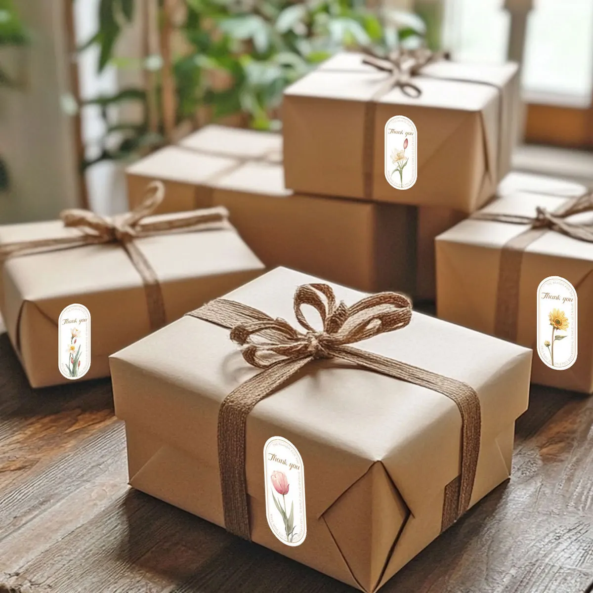 50pcs This Package Is Happy To See You Too Stickers Small Business Gift box packaging decor Thank You Sticker Seal Labels