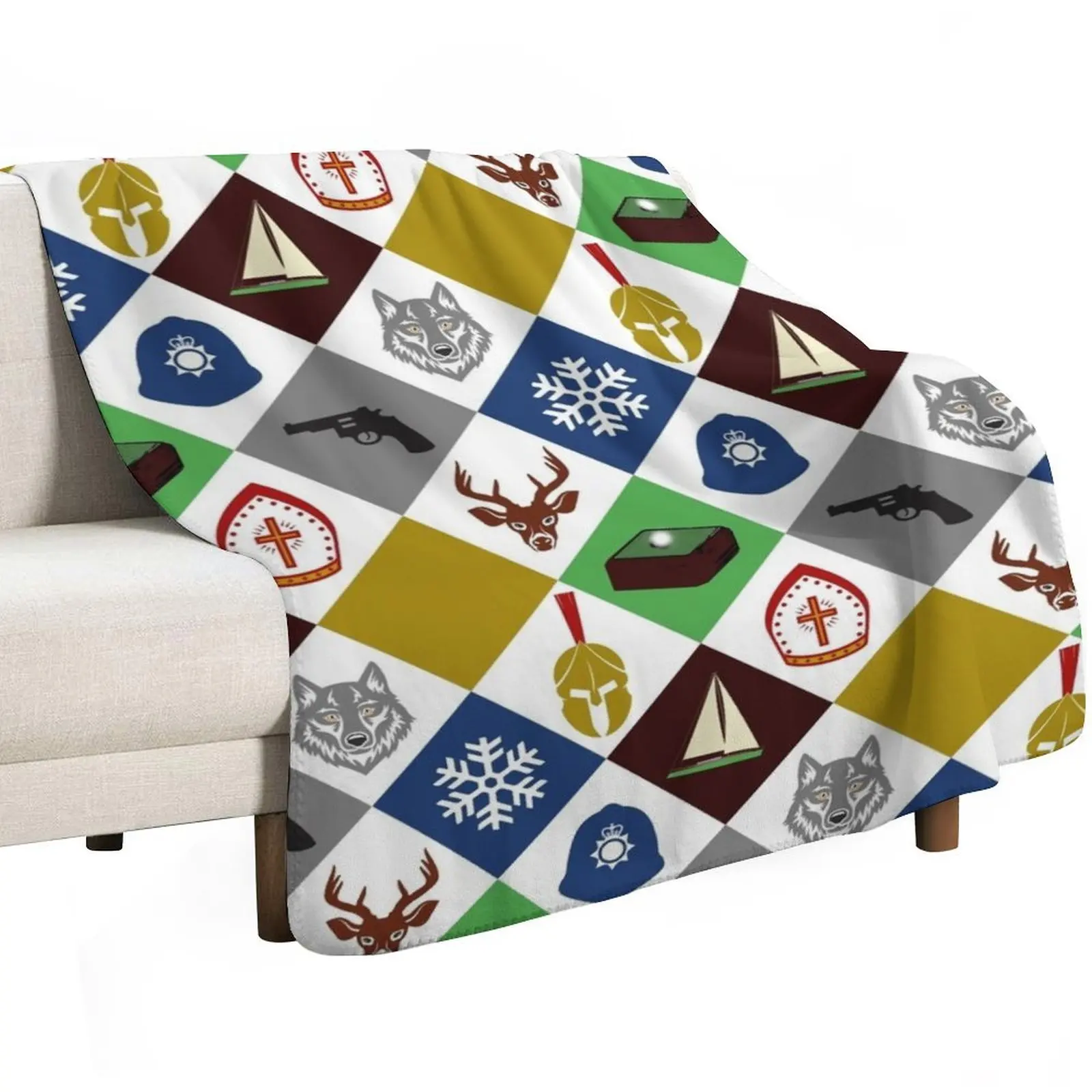 The Box of Delights Throw Blanket Stylish Couch Blanket for Home Living Room