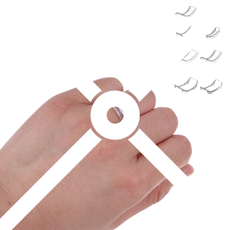 

8 шт. невидимый регулятор размера кольца для свободного редуктора размера кольца, защита разделительного кольца