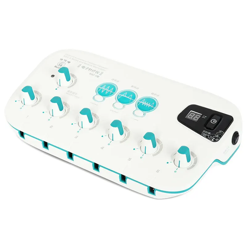 Electric Acupuncture Stimulator Machine 6 Channel Output Patch Massage Care Electric Impulse Treatment Tool Body Slimming Device