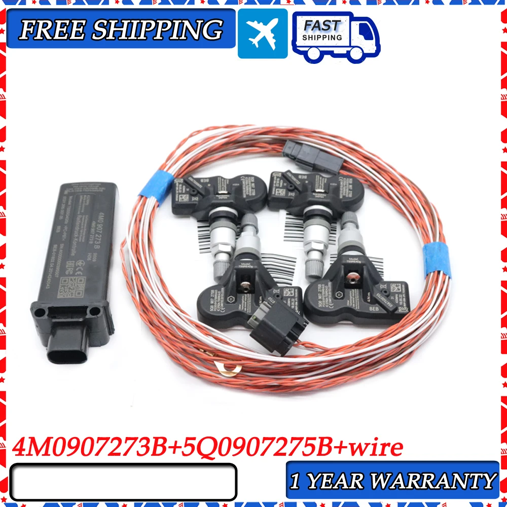 XUAN TPMS Tire Pressure Sensor Monitoring System 4M0907273B 5Q0907275B For AUDI A3 A4 B9 Q2L Q3L A5 A6 A7 A8 Q7 Q8 Q5L 2018-2022