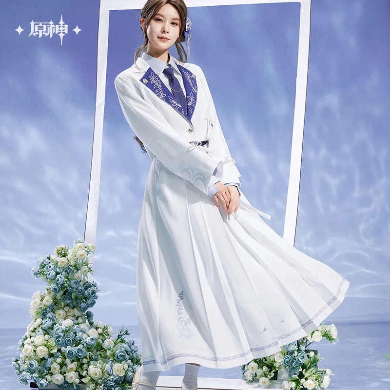 [Official Merch] Pre-sale Genshin Impact Kamisato Ayato Themed Impression Midi Skirt Ship in Nov. 2025 Please Extend The Time