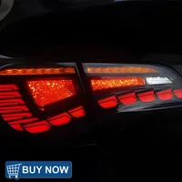 Rear Lamps For Tesla Model 3 Model Y 2019-2023 Led Car Taillights Assembly Upgrade Dragon Scale Taillight Tool Accessories