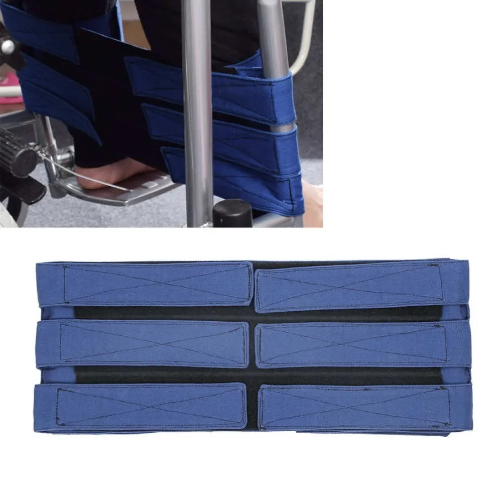 

Portable Wheelchair Non-Slip Leg Strap Adjustable Medical Seat Belt Wheelchair Leg Supporst Foot Rest Restraint Elderly Disabled