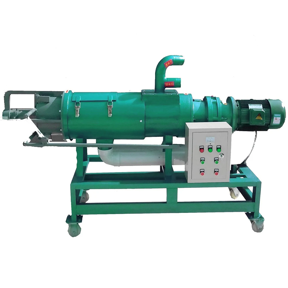 Industrial Spiral Solid-Liquid Separator Motor-Heavy- High Efficiency for Sludge Food Processing Wastewater 10-15m/h
