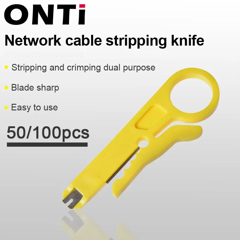 50/100 قطعة المكشكش كابل القاطع التلقائي متجرد الأسلاك متعددة الوظائف سكين تجريد أدوات العقص كماشة أدوات يدوية