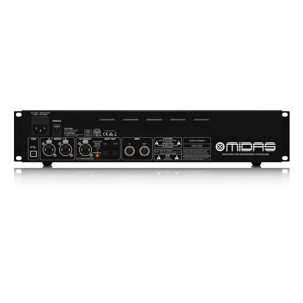 

Midas DL16 Digital Console Stagebox 16-Input 8-Output With Midas Pro Preamps Pa System Audio Sound Equipment