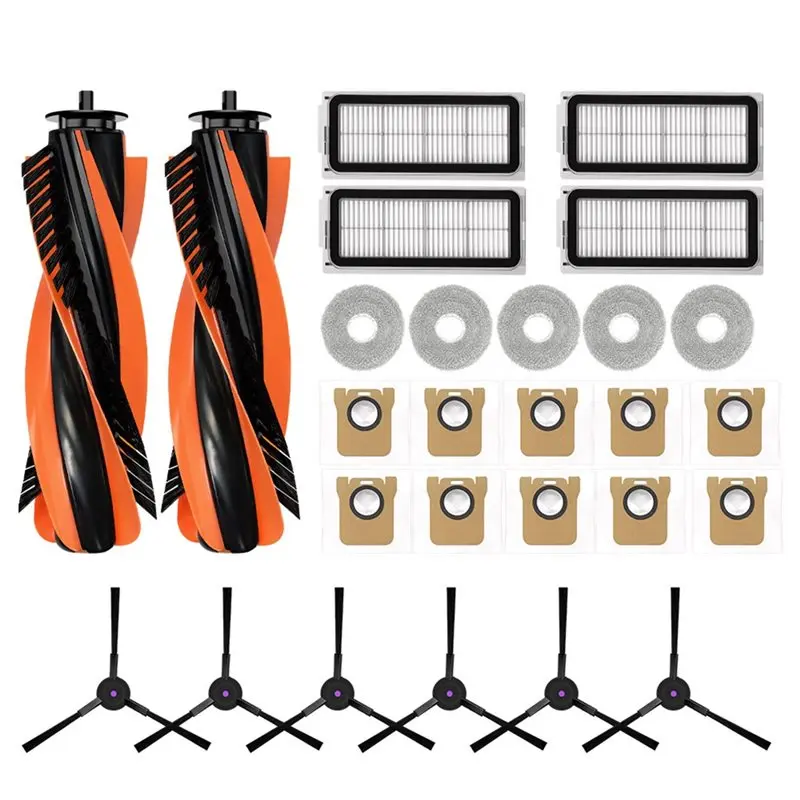 X17A 2025 NEW-For JONR P20 Pro/T5 Pro Robot Vacuum Cleaner Accessories Replacement Main Side Brush Filter Mop Pad Spare Parts