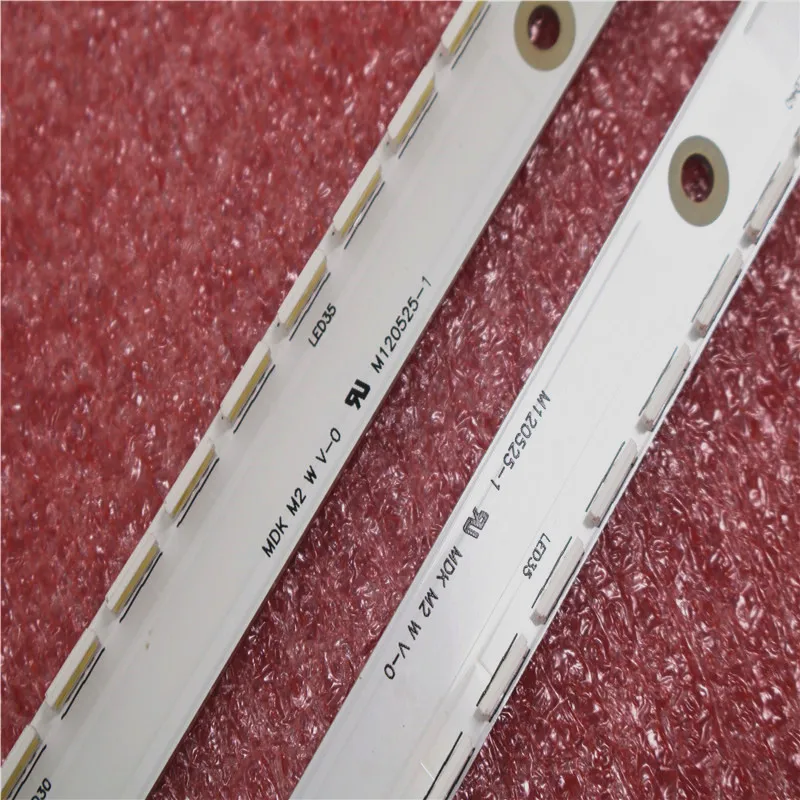 2pcs LED strip 56leds 2012 svs40 7032NNB RIGHT56/LEFT56 2D REV1.1 per Samsung UE40S5500 muslimate LTJ400HV19-J