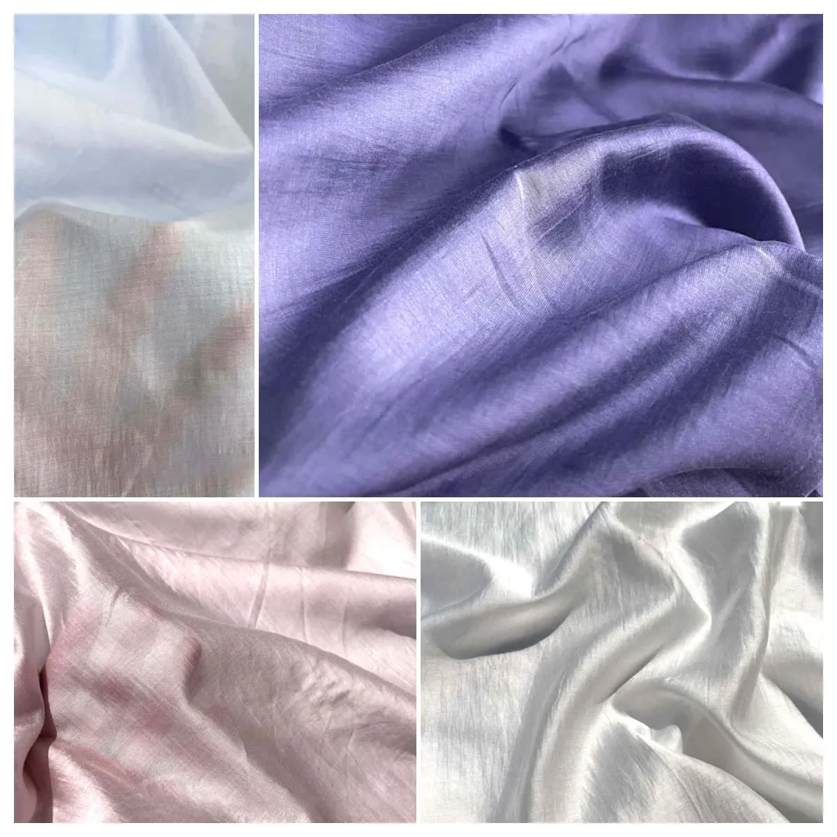 Zacht Duurzaam Natuurlijk Vezel Katoen Legergroen Paars Zoete Aardappel Unieke Kleur Ademend Textiel voor Zomer Kleermakerij H