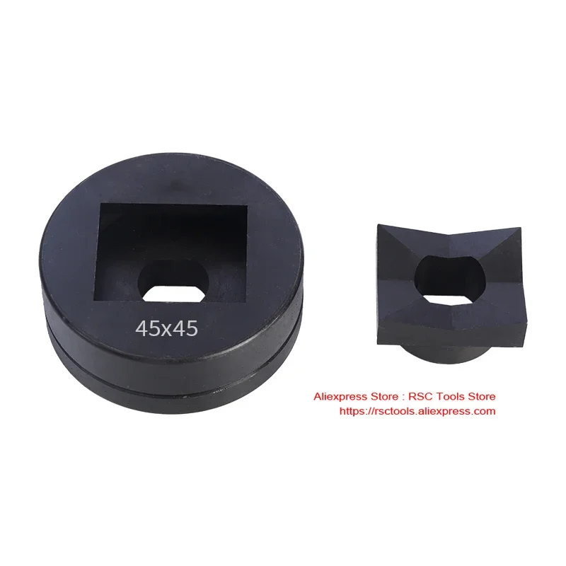 수동 유압 펀칭 다이, 사각 유압 다이, SYK-8, 15 스테인레스 스틸, 45x4, 5mm, 46x46mm