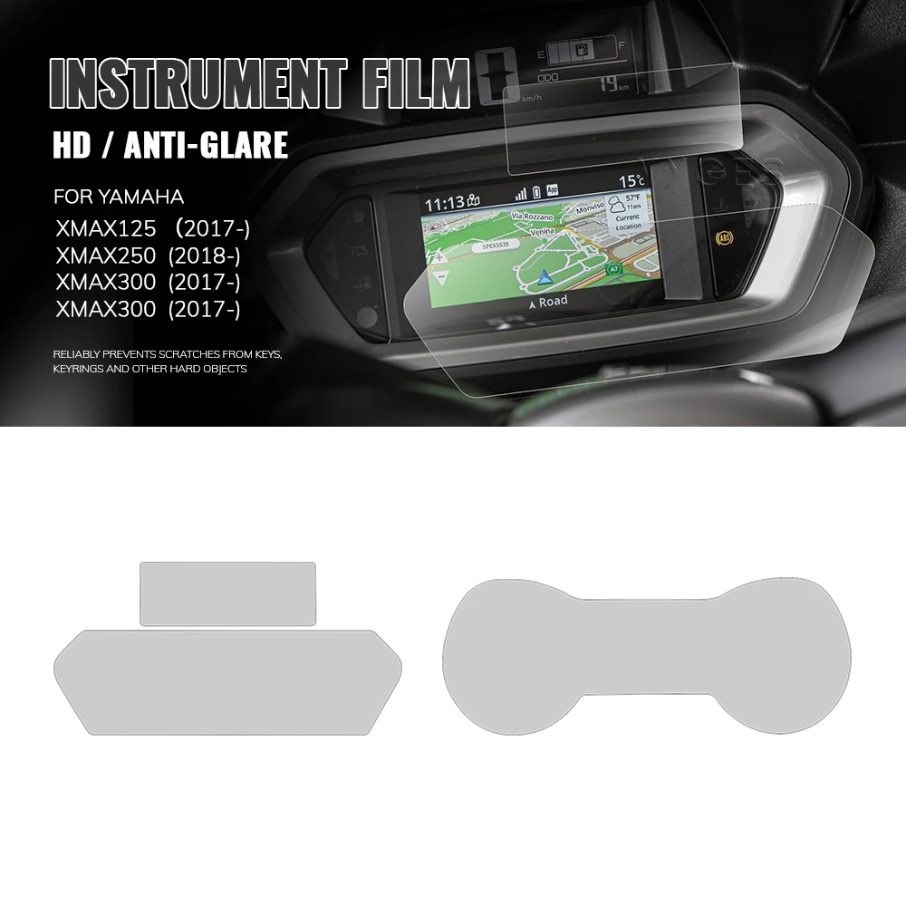 Motorcycle TFT Display Protection Film Screen Protector For YAMAHA XMAX300 XMAX250 XMAX125 XMAX 300 250 2017- Instrument Film