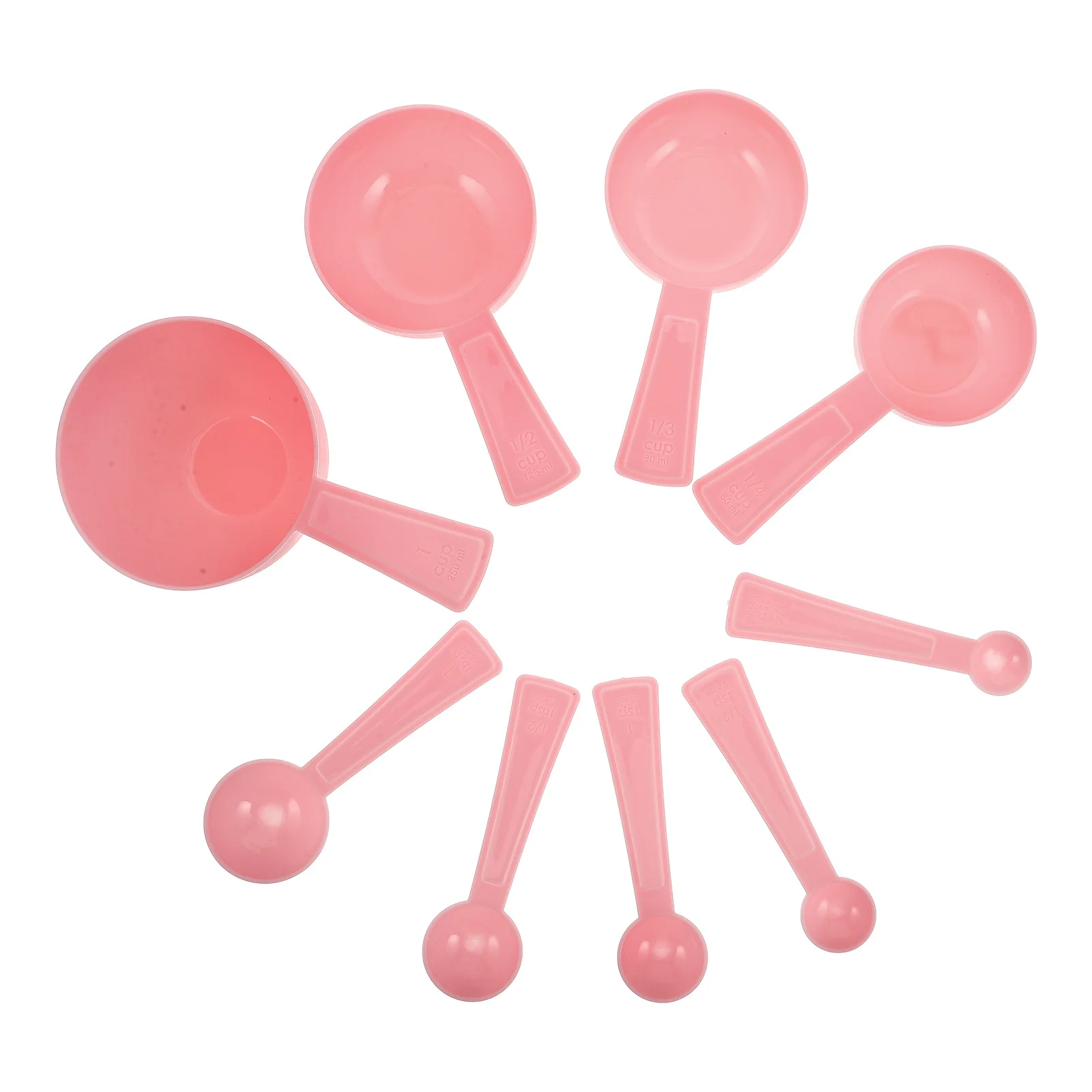 

9 pcs Baking Measuring Spoon Set Kitchen Tools For Salt Milk Powder Assorted Colors Measuring Spoons Kitchen Supplies