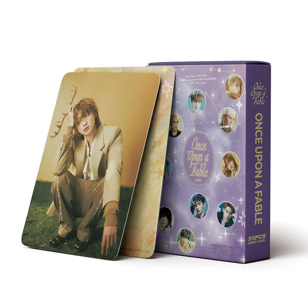 

55 K-pop Boy Group 55 SEASON'S GREETINGS 2026 Once Upon a Fable Support LOMO Cards Fan Collection Cards Gift