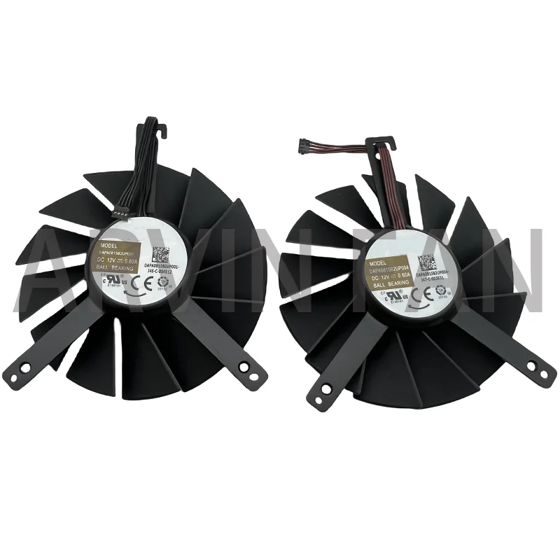 Imagem -06 - Ventilador de Placa Gráfica para Nvidia Geforce Rtx 2080 Rtx 2080ti Founders Edition dc 12v 0.60a Dapa0815b2up001 Dapa0815b2up004 Novo