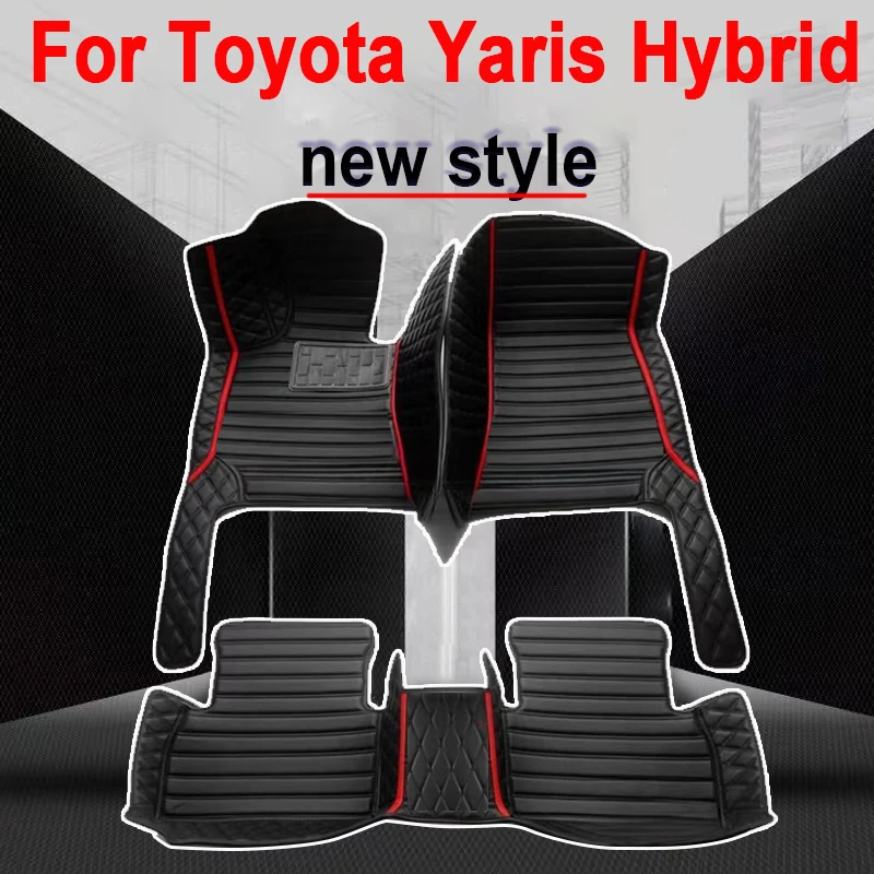 Car Floor Mats For Toyota Yaris Hybrid Mazda2 Hybrid MXPH11 2021 2022 2023 Waterproof Protective Pad Floor Cover Car Accessories